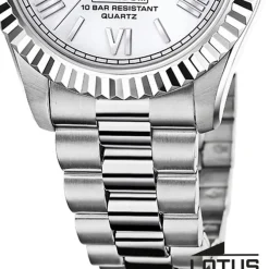 Lotus Herrenuhr Edelstahl silber Lotus Classic Armbanduhr UL18854/1