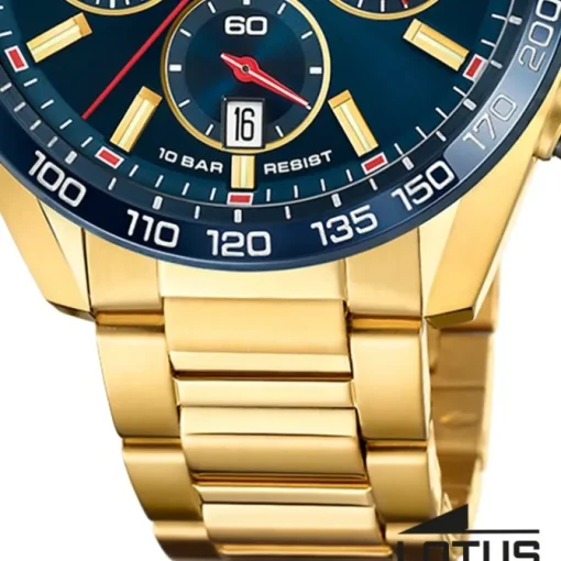Lotus Herrenuhr Edelstahl gold Lotus Classic Armbanduhr UL18917/4