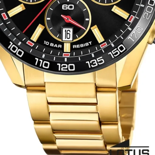 Lotus Herrenuhr Edelstahl gold Lotus Classic Armbanduhr UL18917/6