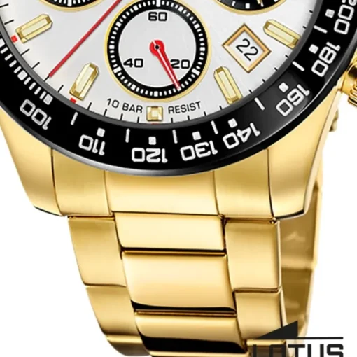Lotus Herrenuhr Edelstahl gold Lotus Classic Armbanduhr UL18914/1