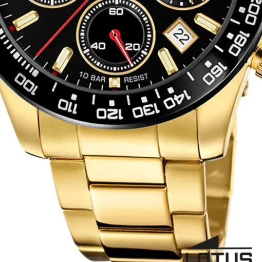 Lotus Herrenuhr Edelstahl gold Lotus Classic Armbanduhr UL18914/6