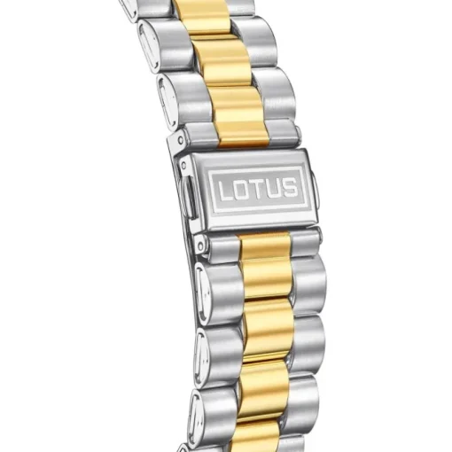 Lotus Herrenuhr Edelstahl silbergold Lotus Classic Armbanduhr UL18855/6
