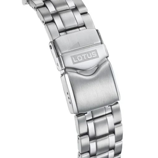 Lotus Herrenuhr Edelstahl Silikon silber blau Lotus Classic Armbanduhr UL18938/3
