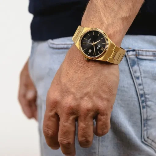 Lotus Herrenuhr Edelstahl gold Lotus Classic Armbanduhr UL18837/3