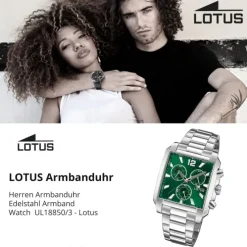 Lotus Herrenuhr Edelstahl silber Lotus Classic Armbanduhr UL18850/3