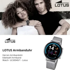 Lotus Herrenuhr Edelstahl silber Lotus Multifunktion Armbanduhr UL50040/1