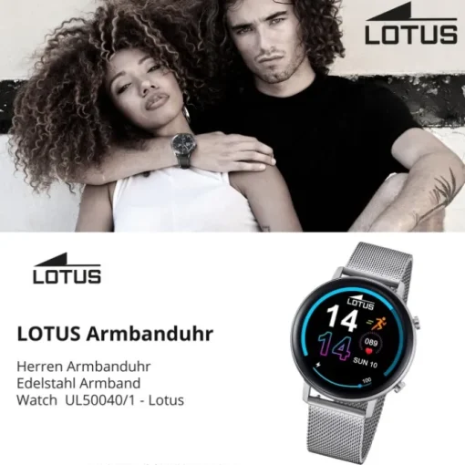 Lotus Herrenuhr Edelstahl silber Lotus Multifunktion Armbanduhr UL50040/1