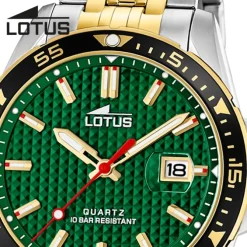 Lotus Herrenuhr Excellent Armbanduhr Edelstahl silber gold UL18652/2