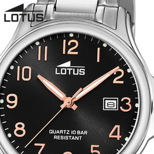Lotus Herrenuhr Excellent Armbanduhr Edelstahl silber UL18645/3