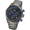 Lotus Herrenuhr Khrono Armbanduhr Edelstahl schwarz UL18686/3