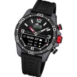 Lotus Herrenuhr Kunststoff schwarz Lotus Multifunktion Armbanduhr UL20000/4