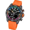 Lotus Herrenuhr Kunststoff orange Lotus Multifunktion Armbanduhr UL20000/7