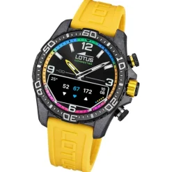 Lotus Herrenuhr Kunststoff gelb Lotus Multifunktion Armbanduhr UL20000/8