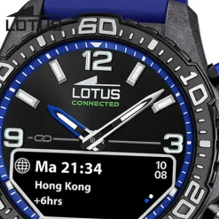 Lotus Herrenuhr Kunststoff Blau Lotus Multifunktion Armbanduhr UL20000/3