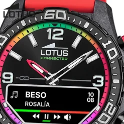 Lotus Herrenuhr Kunststoff rot Lotus Multifunktion Armbanduhr UL20000/6