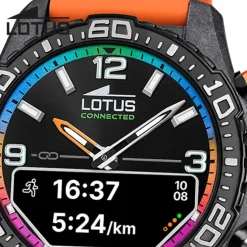 Lotus Herrenuhr Kunststoff orange Lotus Multifunktion Armbanduhr UL20000/7