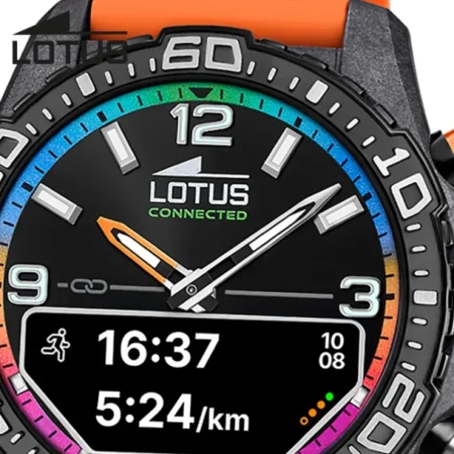 Lotus Herrenuhr Kunststoff orange Lotus Multifunktion Armbanduhr UL20000/7