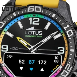 Lotus Herrenuhr Kunststoff gelb Lotus Multifunktion Armbanduhr UL20000/8