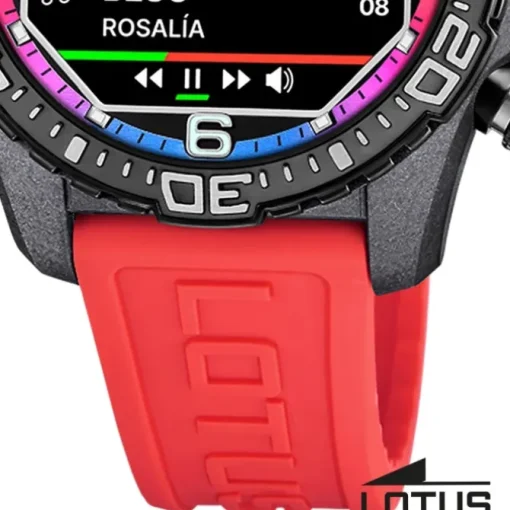 Lotus Herrenuhr Kunststoff rot Lotus Multifunktion Armbanduhr UL20000/6