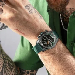 Lotus Herrenuhr Kunststoff Grün Lotus Multifunktion Armbanduhr UL20000/2