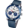 Lotus Herrenuhr Leder blau Lotus Classic Armbanduhr UL18811/1
