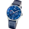 Lotus Herrenuhr Leder blau Lotus Classic Armbanduhr UL18832/2