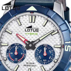 Lotus Herrenuhr Leder blau Lotus Classic Armbanduhr UL18811/1