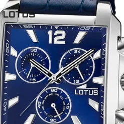 Lotus Herrenuhr Leder blau Lotus Classic Armbanduhr UL18851/2