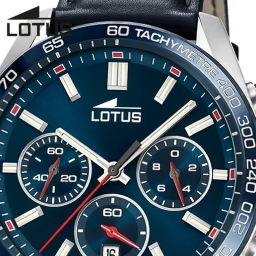 Lotus Herrenuhr Leder blau Lotus Classic Armbanduhr UL18915/2