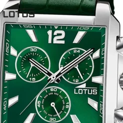 Lotus Herrenuhr Leder Grün Lotus Classic Armbanduhr UL18851/3