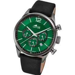 Lotus Herrenuhr Leder schwarz Lotus Classic Armbanduhr UL18687/4