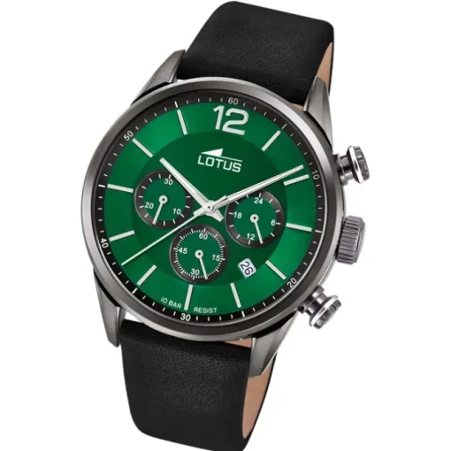 Lotus Herrenuhr Leder schwarz Lotus Classic Armbanduhr UL18687/4