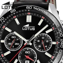 Lotus Herrenuhr Leder schwarz Lotus Classic Armbanduhr UL18915/4