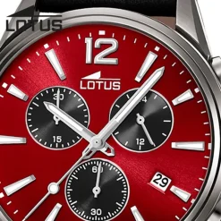Lotus Herrenuhr Leder schwarz Lotus Classic Armbanduhr UL18683/5