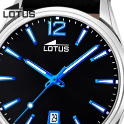 Lotus Herrenuhr Leder schwarz Lotus Classic Armbanduhr UL18693/6