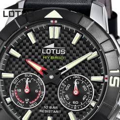 Lotus Herrenuhr Leder schwarz Lotus Classic Armbanduhr UL18811/2