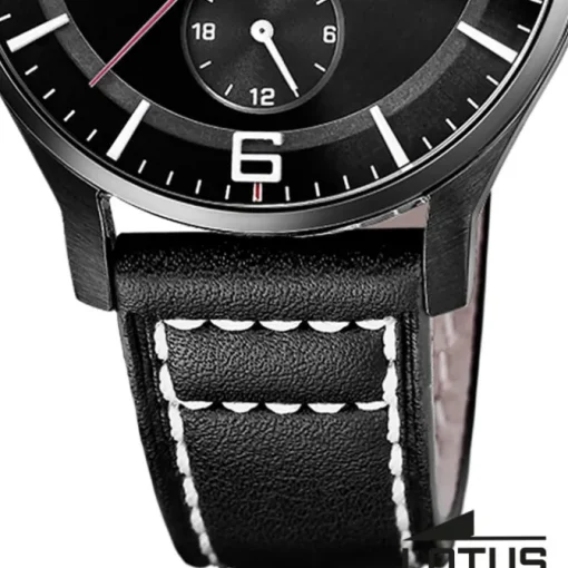 Lotus Herrenuhr Leder schwarz Lotus Classic Armbanduhr UL18834/2