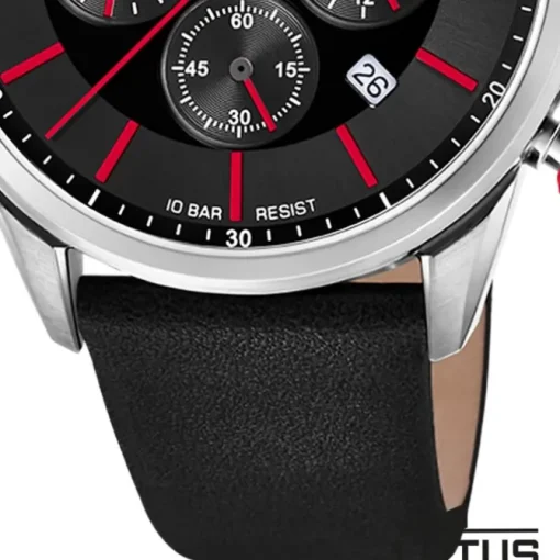 Lotus Herrenuhr Leder schwarz Lotus Classic Armbanduhr UL18689/6