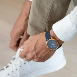 Lotus Herrenuhr Minimalist Armbanduhr Edelstahl blau UL18816/1
