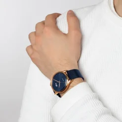 Lotus Herrenuhr Minimalist Armbanduhr Edelstahl blau UL18816/1