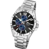 Lotus Herrenuhr Multifunktion Armbanduhr Edelstahl silber UL18812/2