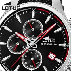 Lotus Herrenuhr -R- Armbanduhr PU schwarz UL18621/2