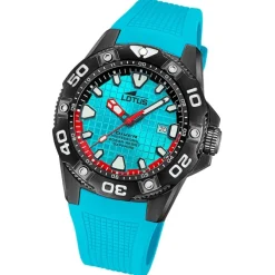 Lotus Herrenuhr Silikon blau Lotus Classic Armbanduhr UL18928/1