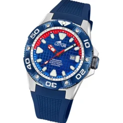 Lotus Herrenuhr Silikon blau Lotus Classic Armbanduhr UL18927/2
