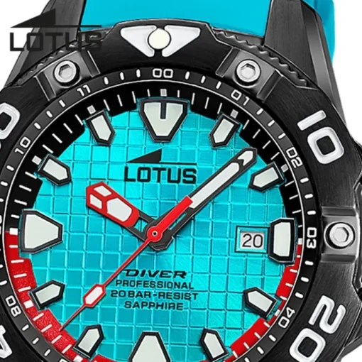 Lotus Herrenuhr Silikon blau Lotus Classic Armbanduhr UL18928/1