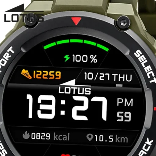 Lotus Herrenuhr Silikon grün Lotus Multifunktion Armbanduhr UL50024/3