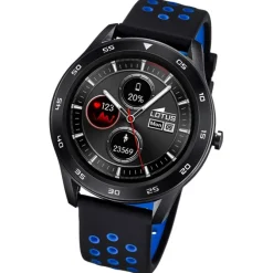 Lotus Herrenuhr Silikon schwarz blau hellgrün Multifunktion Armbanduhr UL50013/B