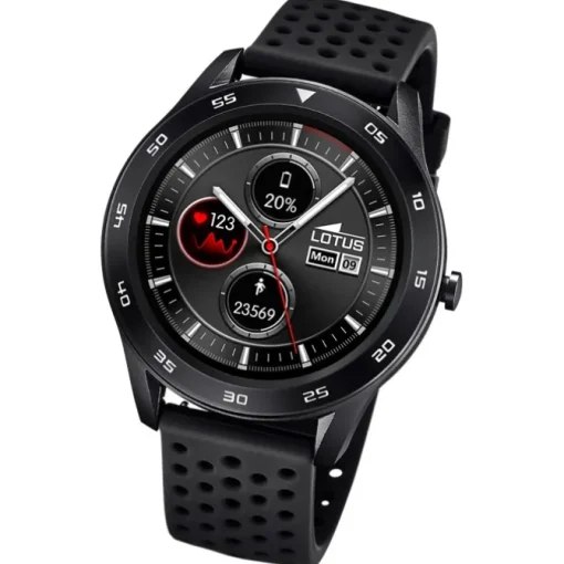 Lotus Herrenuhr Silikon schwarz Lotus Multifunktion Armbanduhr UL50013/D