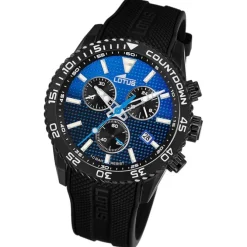 Lotus Herrenuhr Silikon schwarz Lotus Classic Armbanduhr UL18672/A