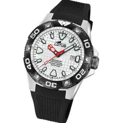 Lotus Herrenuhr Silikon schwarz Lotus Classic Armbanduhr UL18927/A